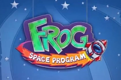 Frog Space Program Game Logo