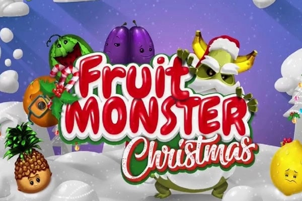 Fruit Monster Christmas Game Logo