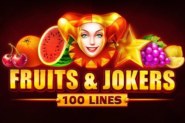 Fruits &amp; Jokers: 100 Lines Game Logo