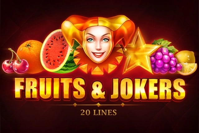 Fruits &amp; Jokers: 20 Lines Game Logo