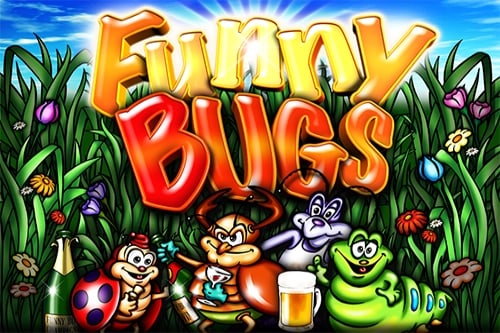 Funny Bugs Game Logo