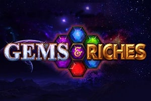 Gems &amp; Riches Game Logo
