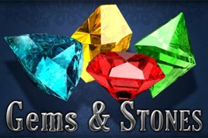 Gems &amp; Stones Game Logo