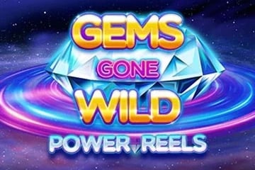 Gems Gone Wild Power Reels Game Logo