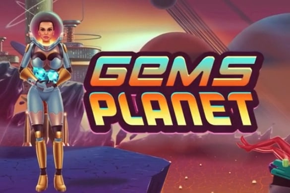 Gems Planet Game Logo