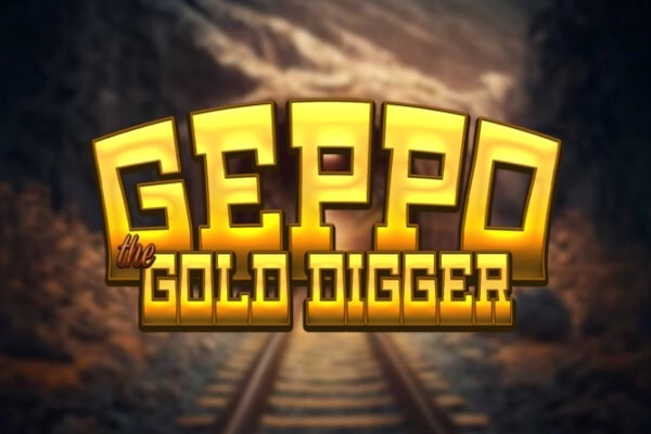 Geppo the Gold Digger Game Logo