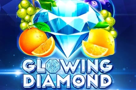 Glowing Diamond Game Logo