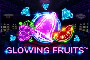 Glowing Fruits Game Logo