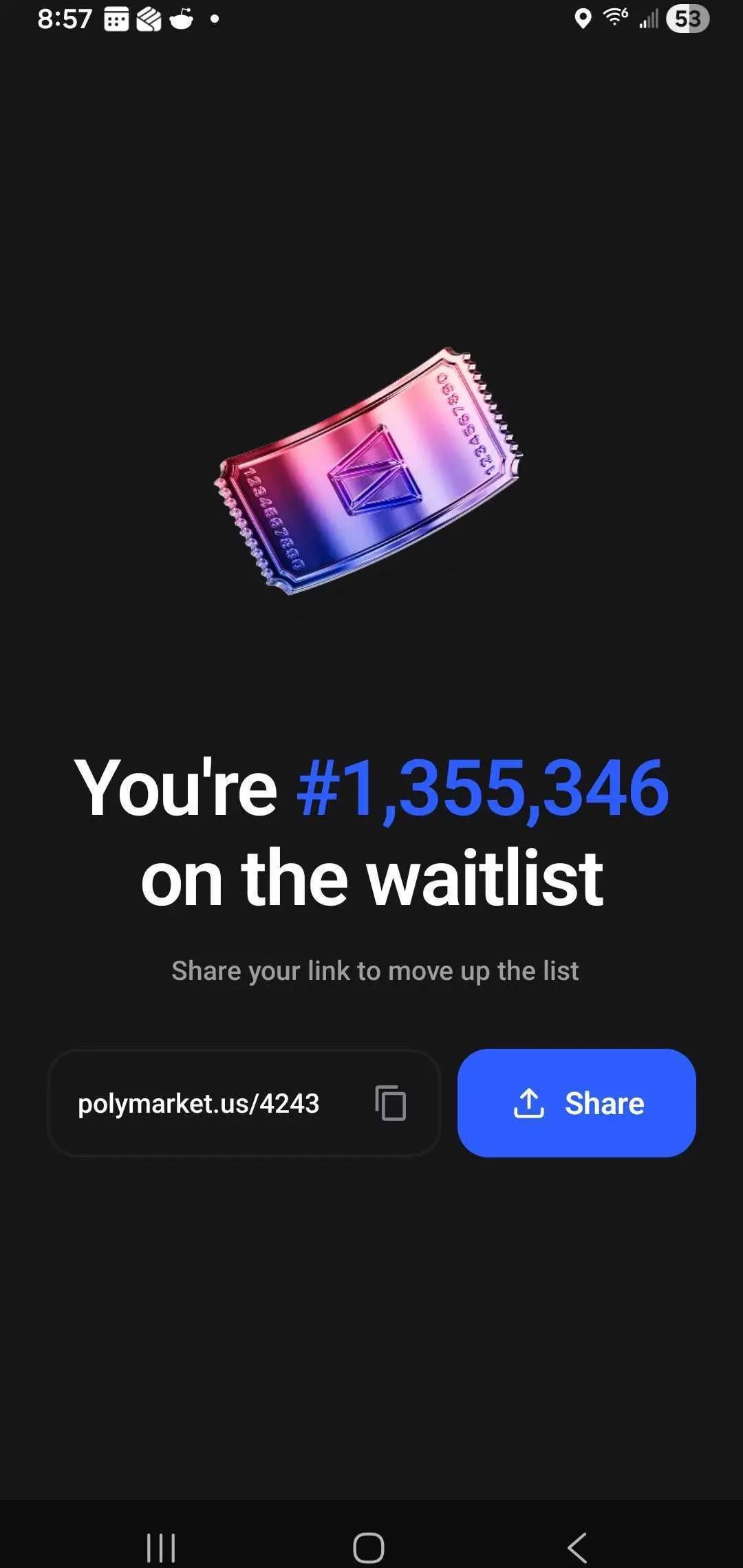 Polymarket Waitlist