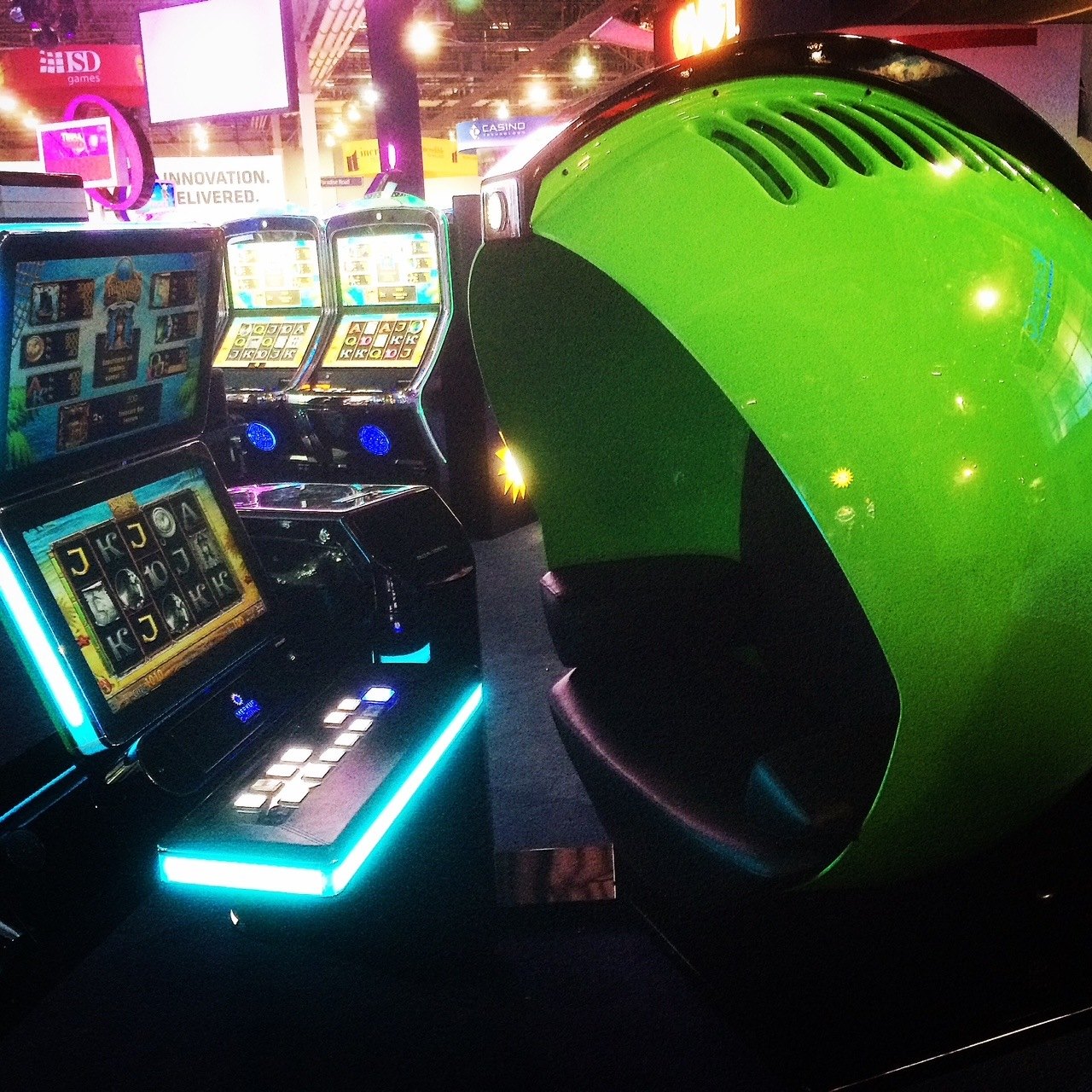 The Novomatic Slot Pod concept at G2E.