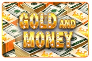 Gold and Money 3x3 Game Logo