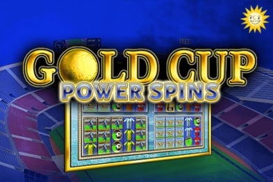Gold Cup Power Spins Game Logo