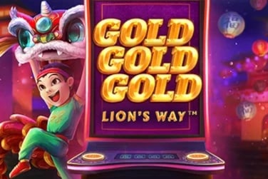 Gold Gold Gold Lion's Way Game Logo