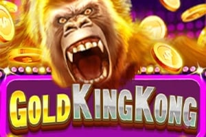 Gold King Kong Game Logo