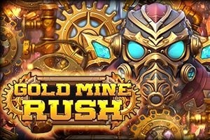 Gold Mine Rush Game Logo