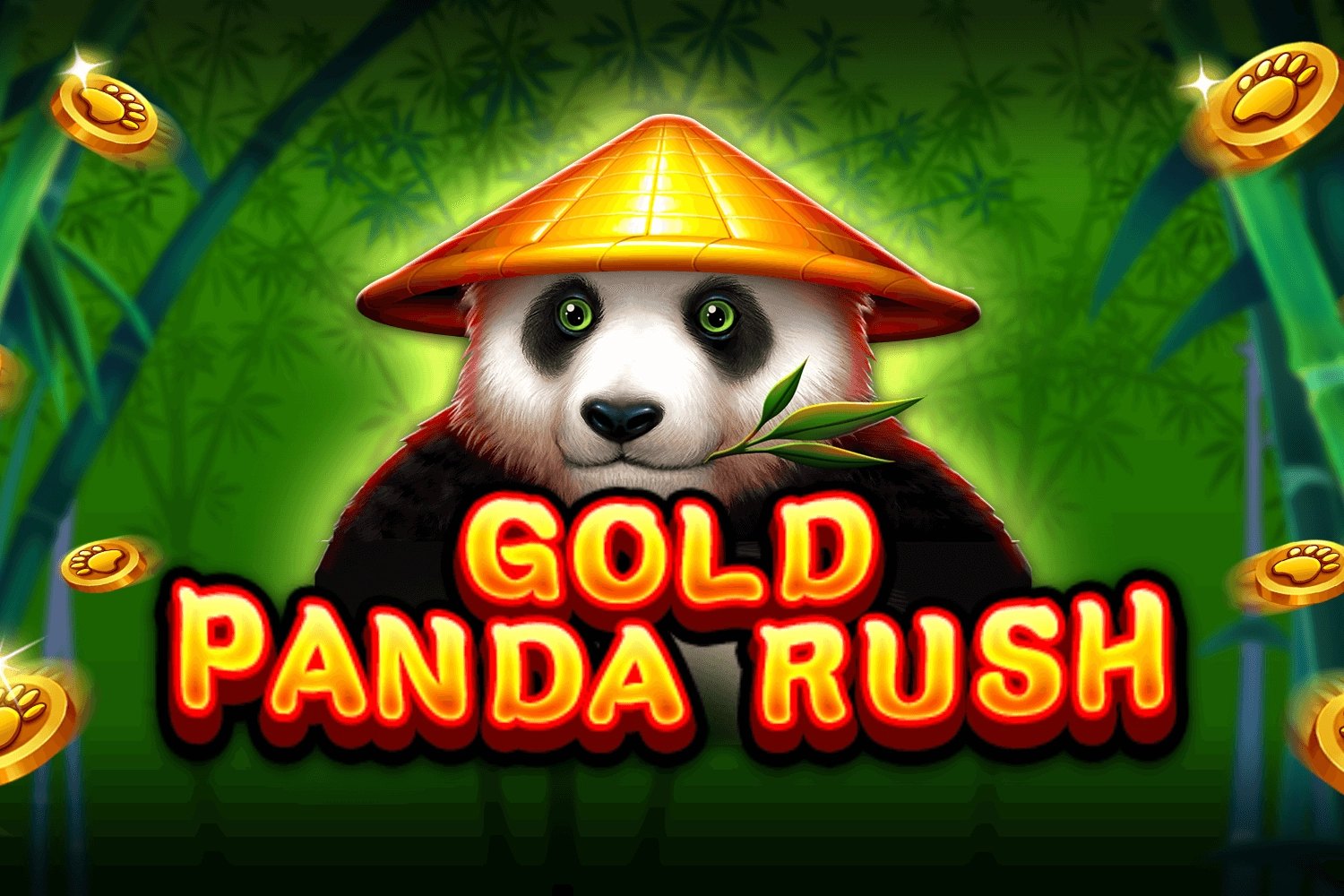 Gold Panda Rush Game Logo