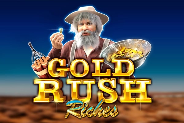 Gold Rush Riches Game Logo