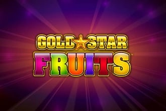 Gold Star Fruits Game Logo