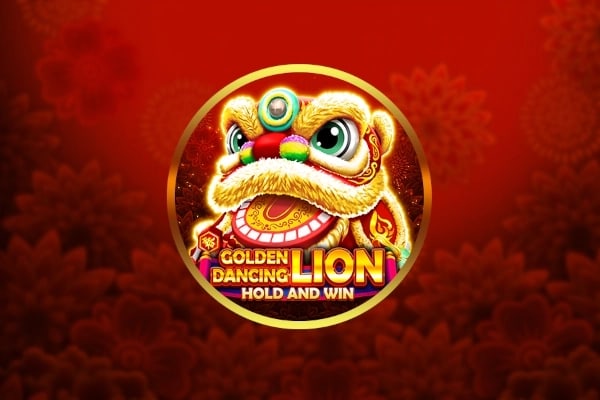 Golden Dancing Lion Game Logo