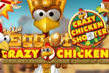 Golden Egg of Crazy Chicken Crazy Chicken Shooter Game Logo