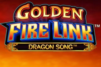 Golden Fire Link Dragon Song Game Logo