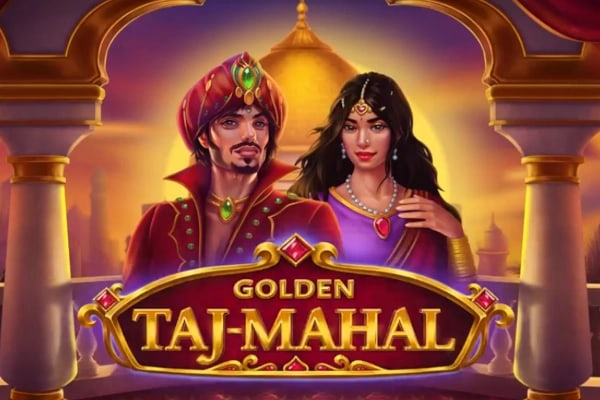 Golden Taj Mahal Game Logo