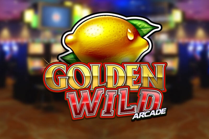 Golden Wild Arcade Game Logo