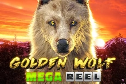Golden Wolf Mega Reel Game Logo