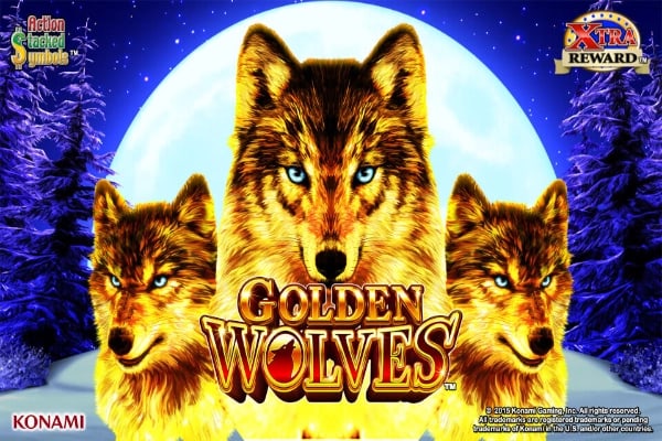 Golden Wolves Game Logo