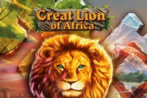 Great Lion of Africa Game Logo