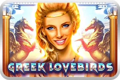 Greek Lovebirds Game Logo