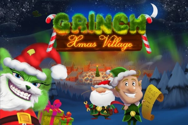 Grinch Xmas Village Game Logo