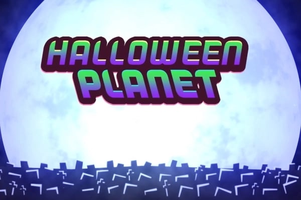 Halloween Planet Game Logo