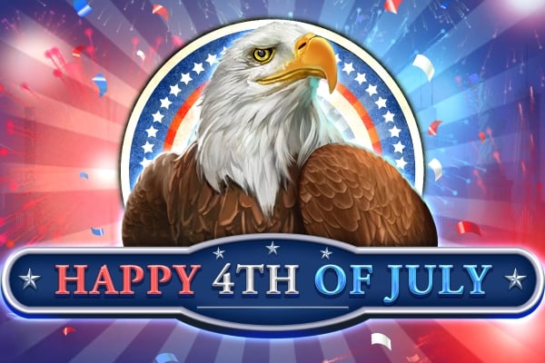 Happy 4th of July Game Logo