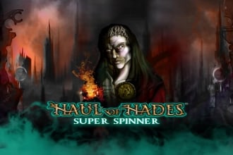 Haul of Hades: Super Spinner Game Logo