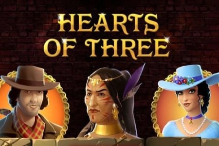 Hearts of Three Game Logo