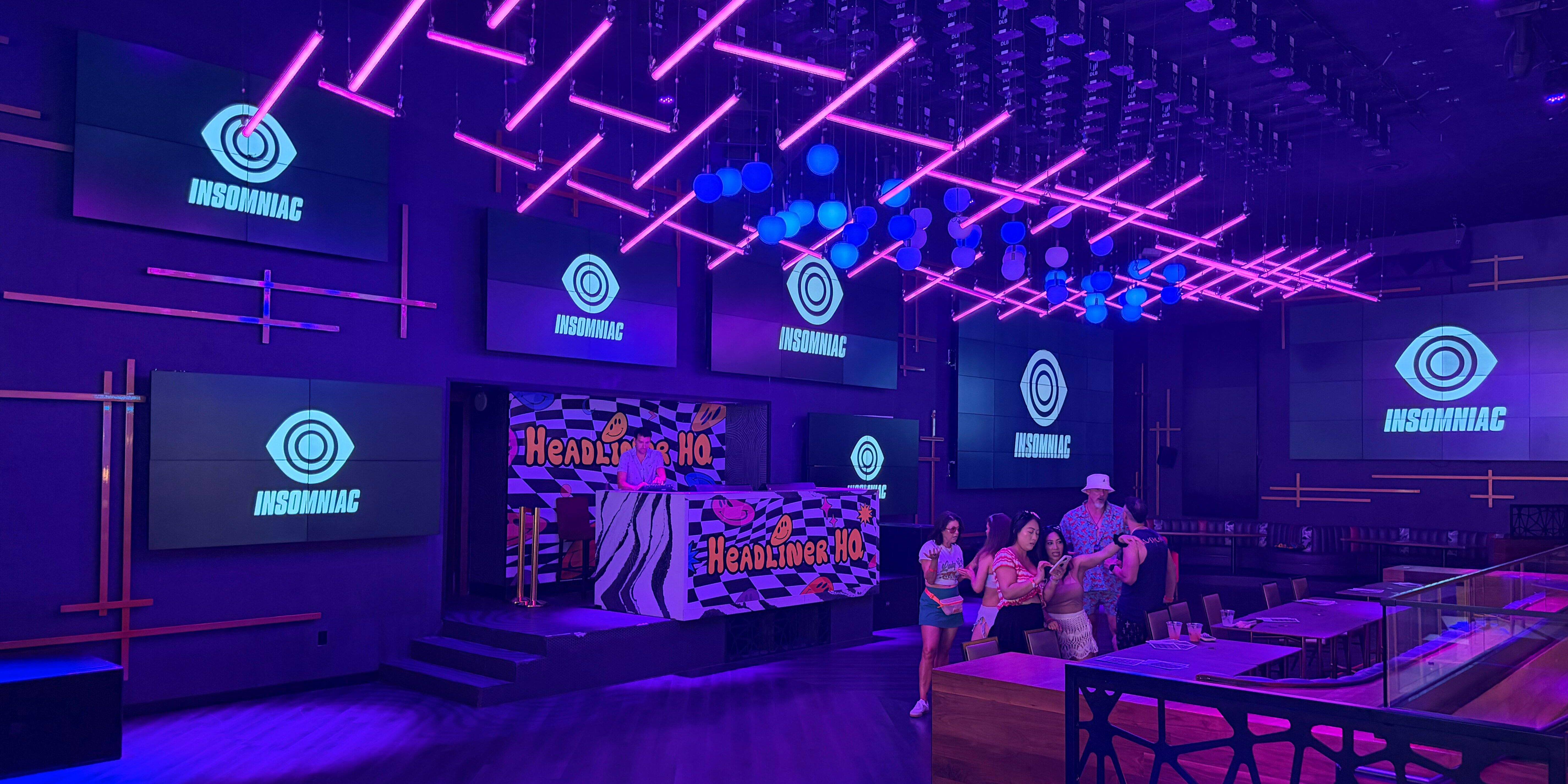 The Headliner HQ space upstairs in Virgin Hotels for Hotel EDC
