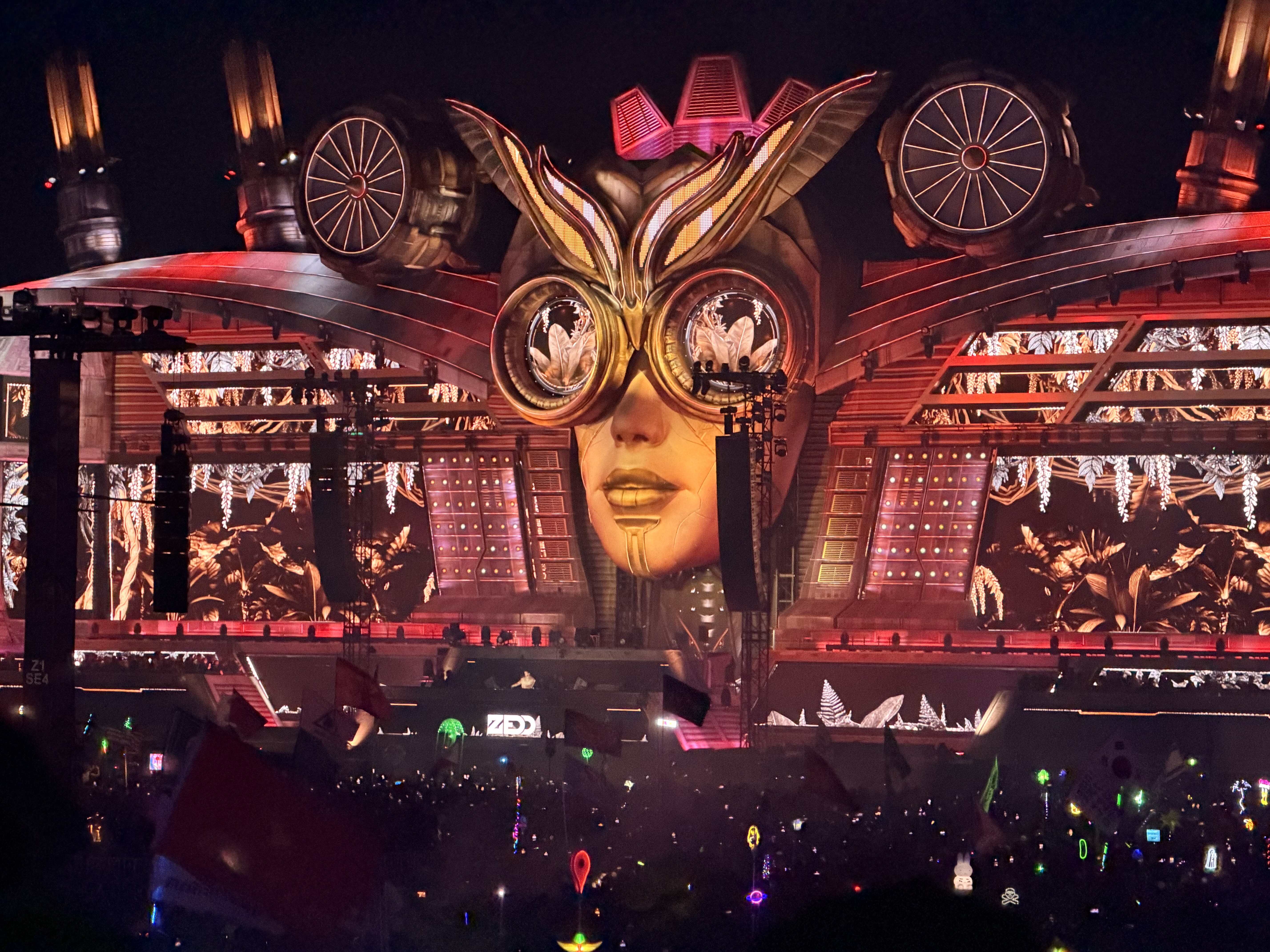 Kinetic Field during Zedd's set at EDC