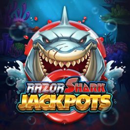 Razor Shark Jackpots Game Logo