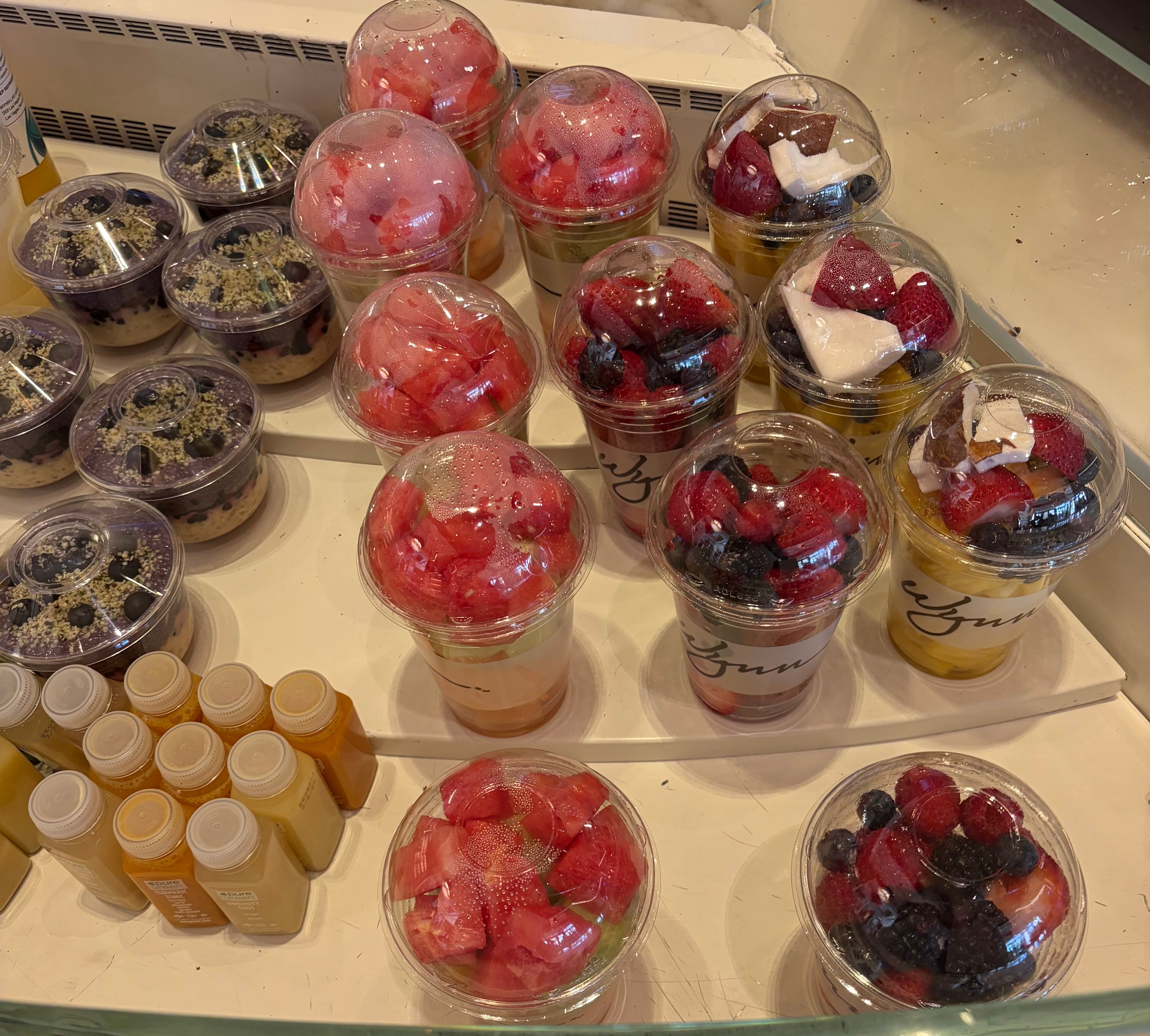 Fruit at the Espresso cafe in the Encore Las Vegas hotel.