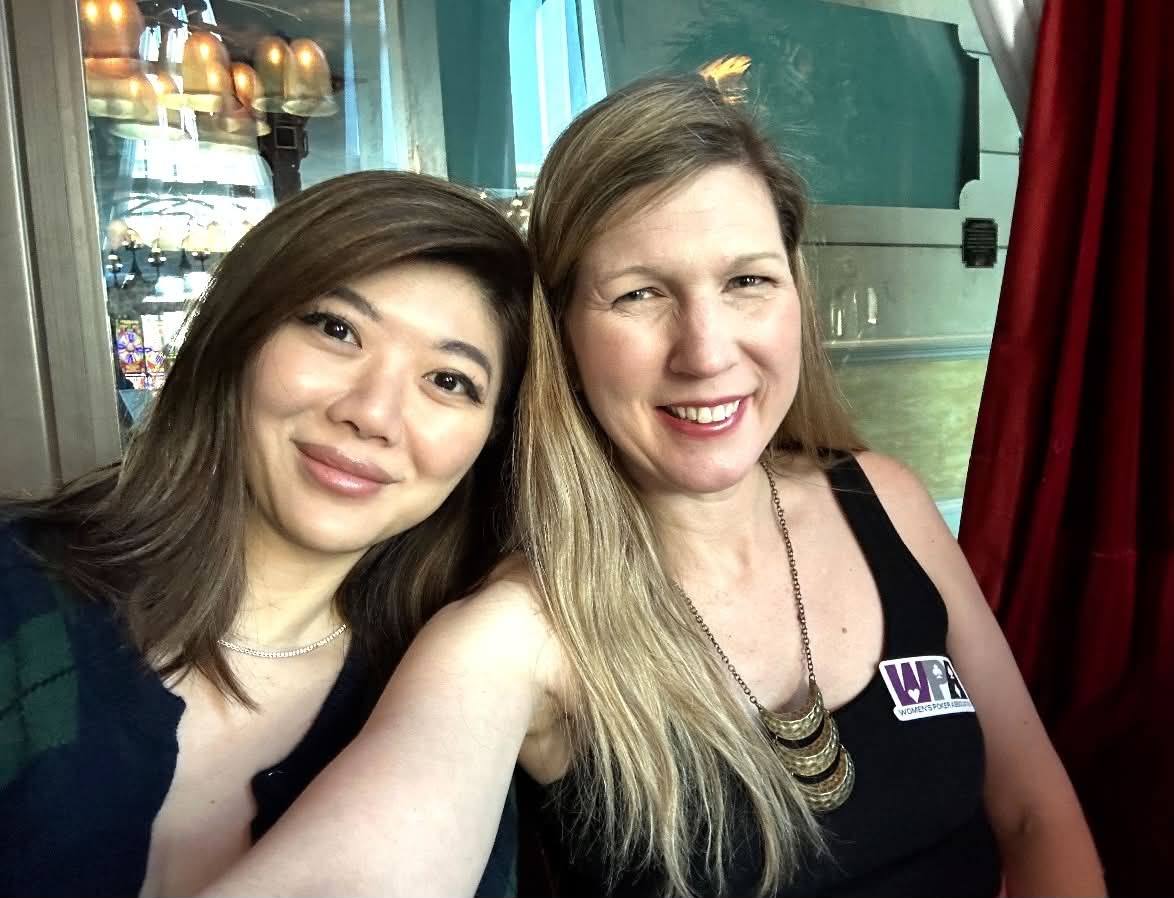 Xuan Liu and AJ Cox Rudolph post together in a selfie.