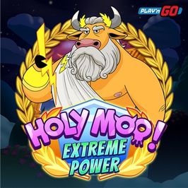 Holy Moo! Extreme Power Game Logo