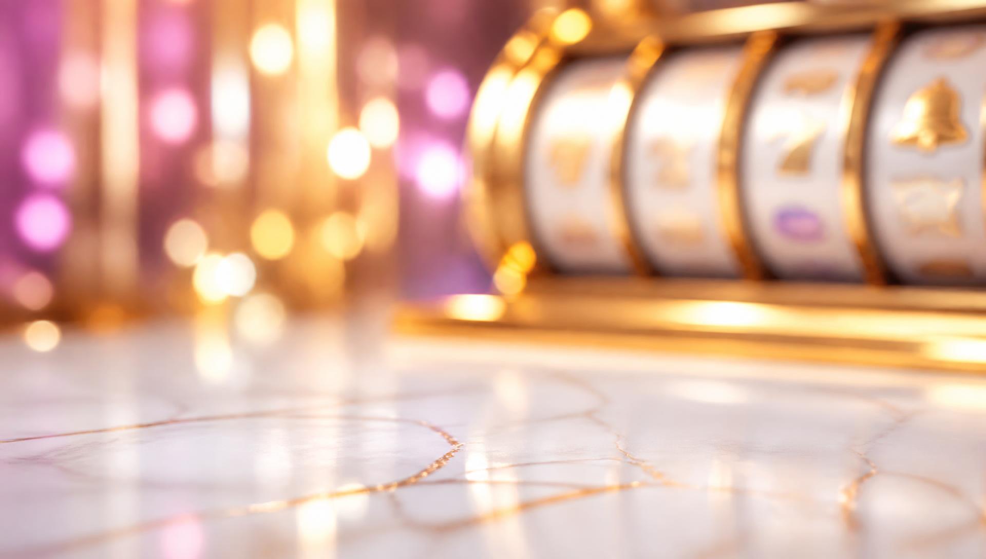 Golden bokeh lights and confetti background