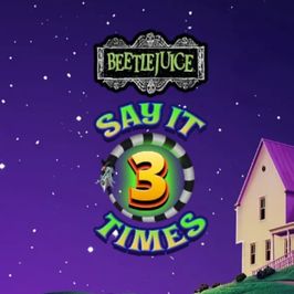 Beetlejuice Say It 3 Times Game Logo