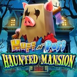 Huff N' Puff Haunted Mansion Game Logo