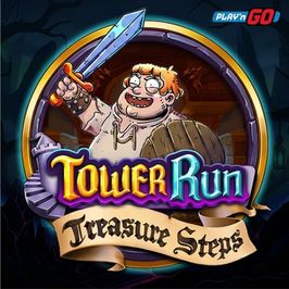 Tower Run Treasure Steps Game Logo