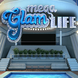 Mega Glam Life Game Logo