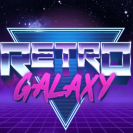 Retro Galaxy Game Logo