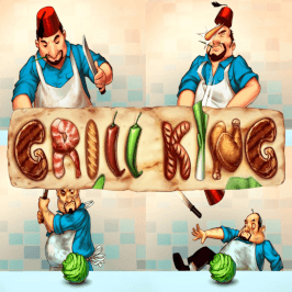 Grill King Game Logo