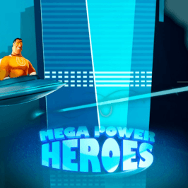 Mega Power Heroes Game Logo